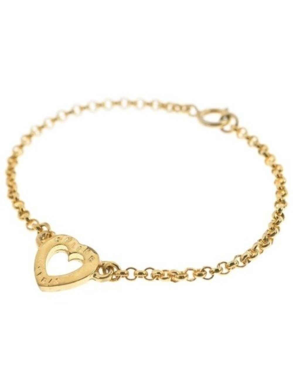 Celine Heart Bracelet Gold